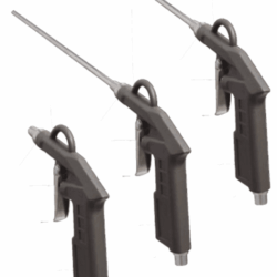 Pistola de Sopro Metal POWERED com 3 Ponteiras 30mm 100mm 300mm