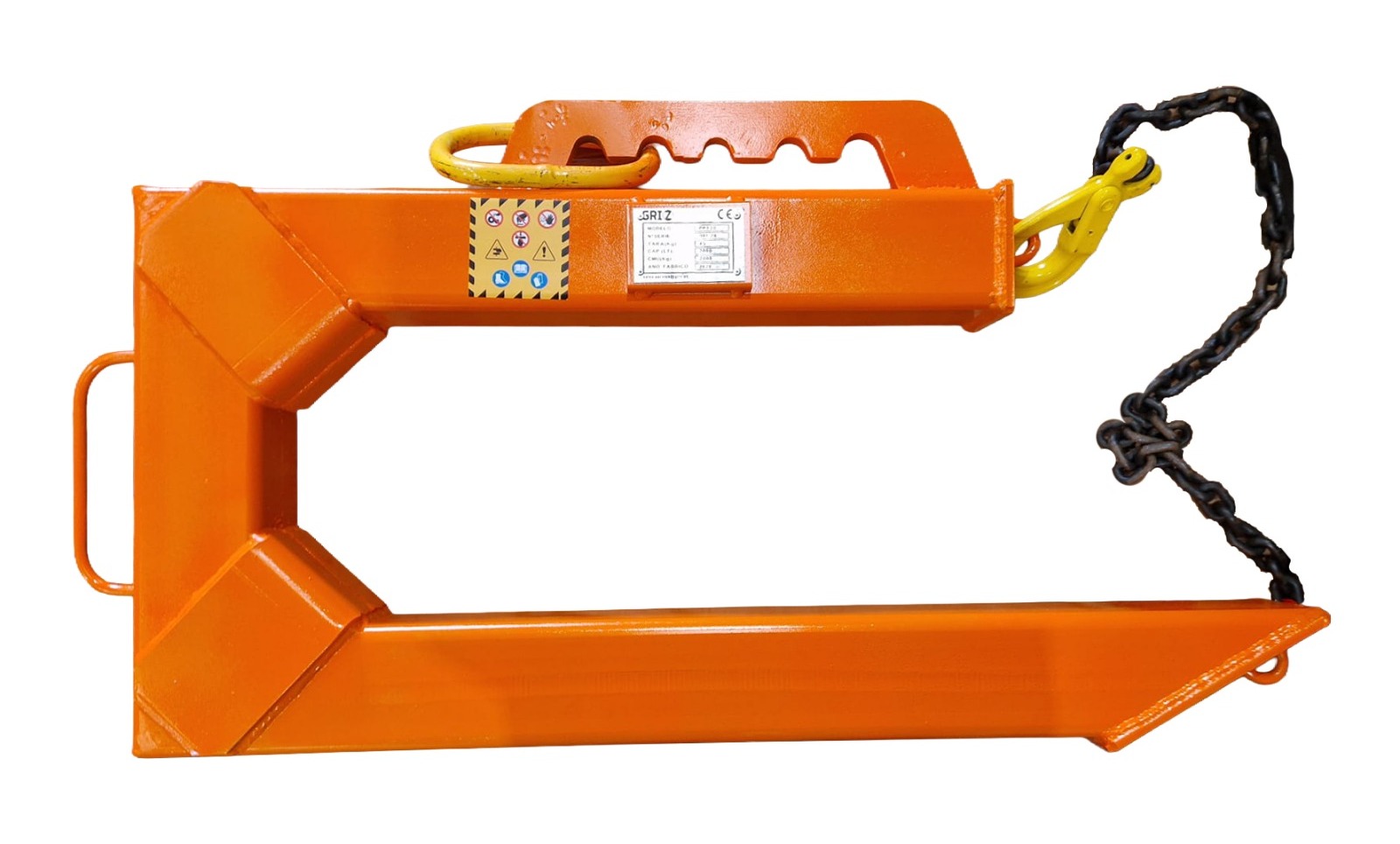 Pinça Porta-Tubos para Betão GRIZ PPT20-02M 2000 kg