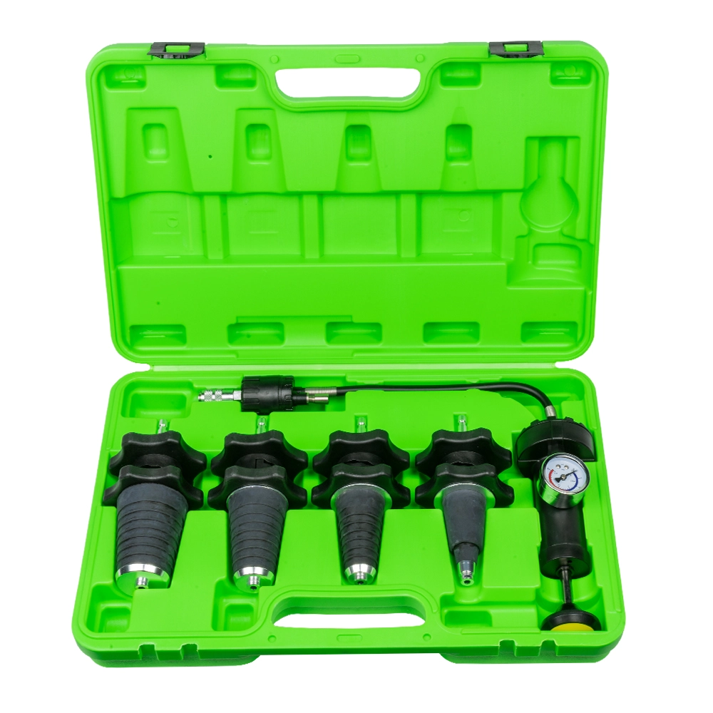 KIT UNIVERSAL TESTE PRESSÃO SISTEMA REFRIGERAÇÃO (5 PÇS)
