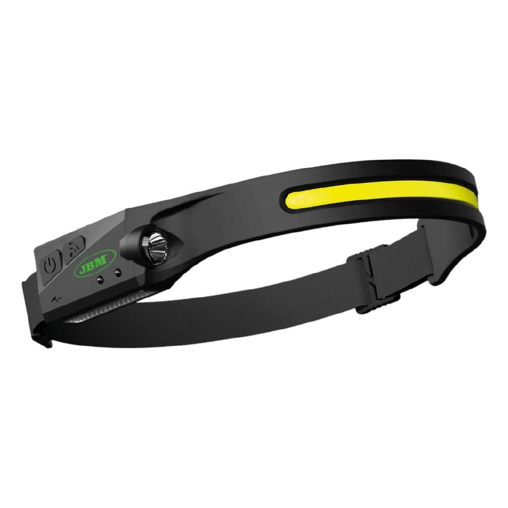Lanterna frontal de cabeça JBM COB XPE 350lm USB