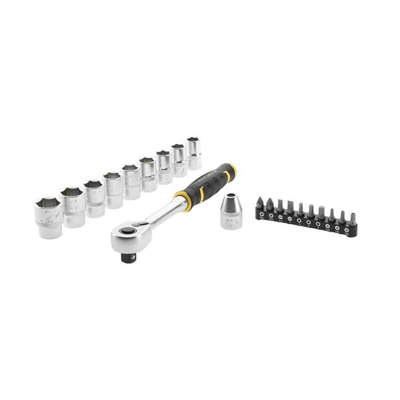 JOGO DE ROQUETE 1/2' 120 DENTES + PONTAS (PACK 21 UNI) FATMAX STANLEY