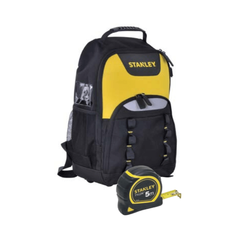 MOCHILA PARA FERRAMENTAS + FITA MÉTRICA STANLEY