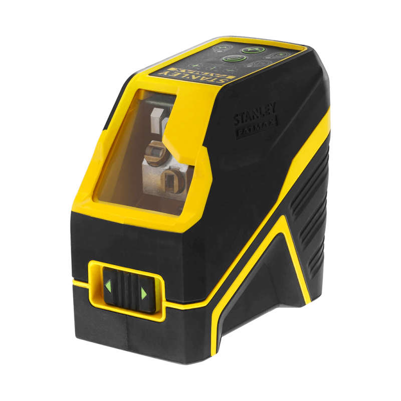 NÍVEL LASER LINHAS VERDES EM CRUZ PILHAS ALCALINAS FATMAX STANLEY