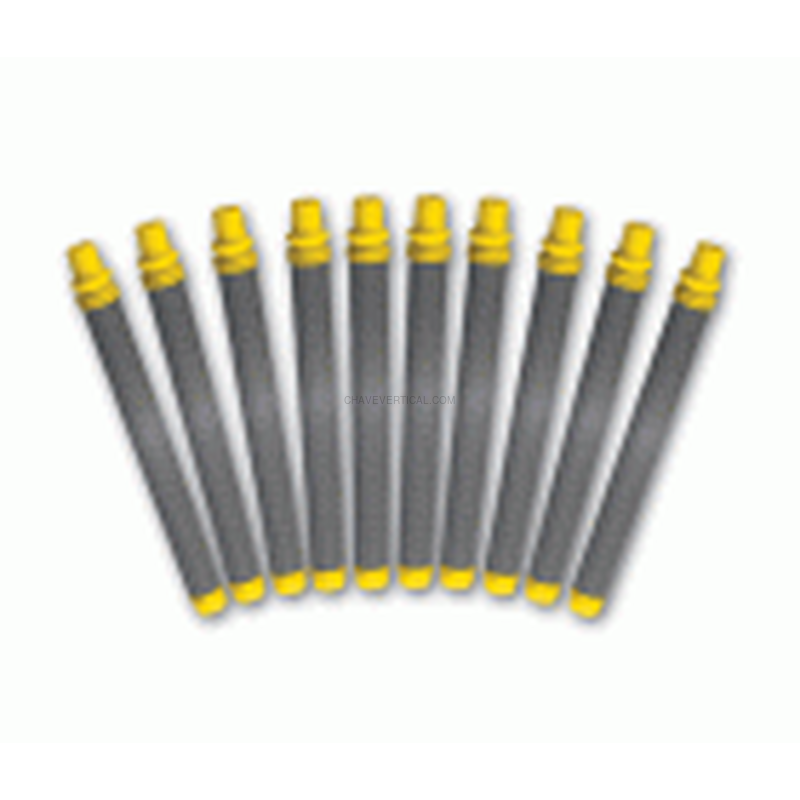 Conjunto de 10 Filtros Amarelos para Pistola Airless WAGNER WG-97023 180 Mesh