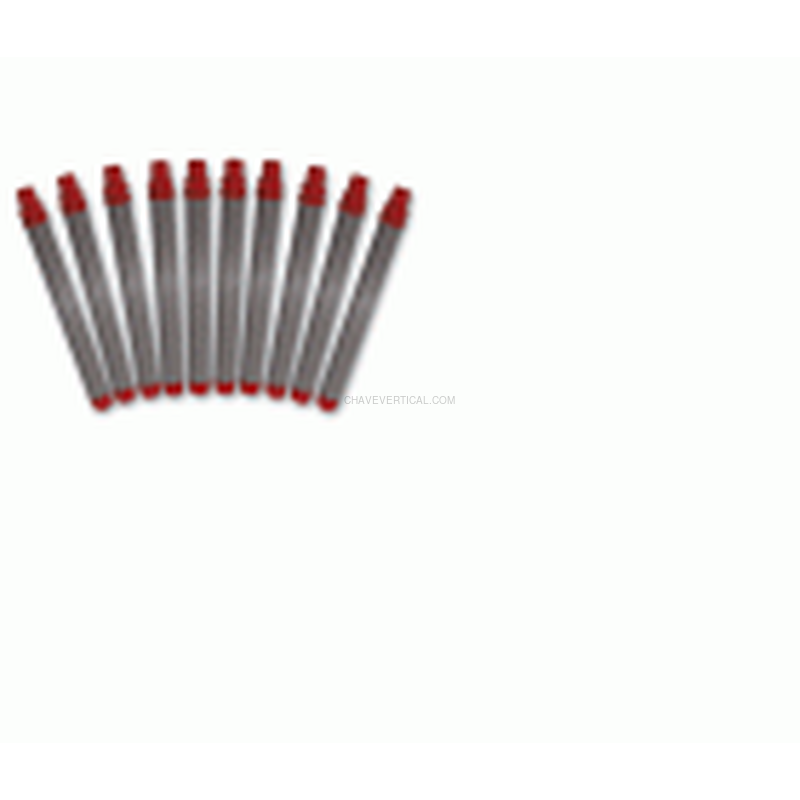 Conjunto de 10 Filtros Vermelhos para Pistola Airless WAGNER WG-97022 180 Mesh